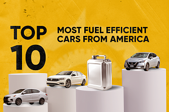TOP 10 Most Fuel Efficient Cars from America